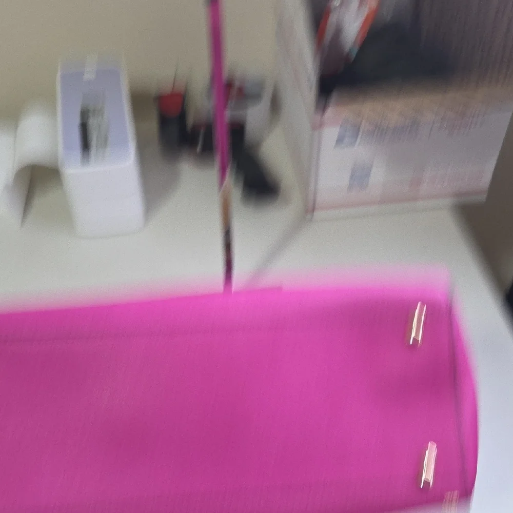 Michael Kors Hot Pink Studded Satchel - Picture 9 of 10